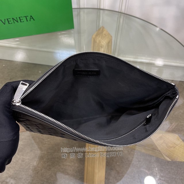 Bottega veneta高端男包 98081 寶緹嘉頂級胎牛皮手包 BV經典款編織男士手拿包  gxz1190